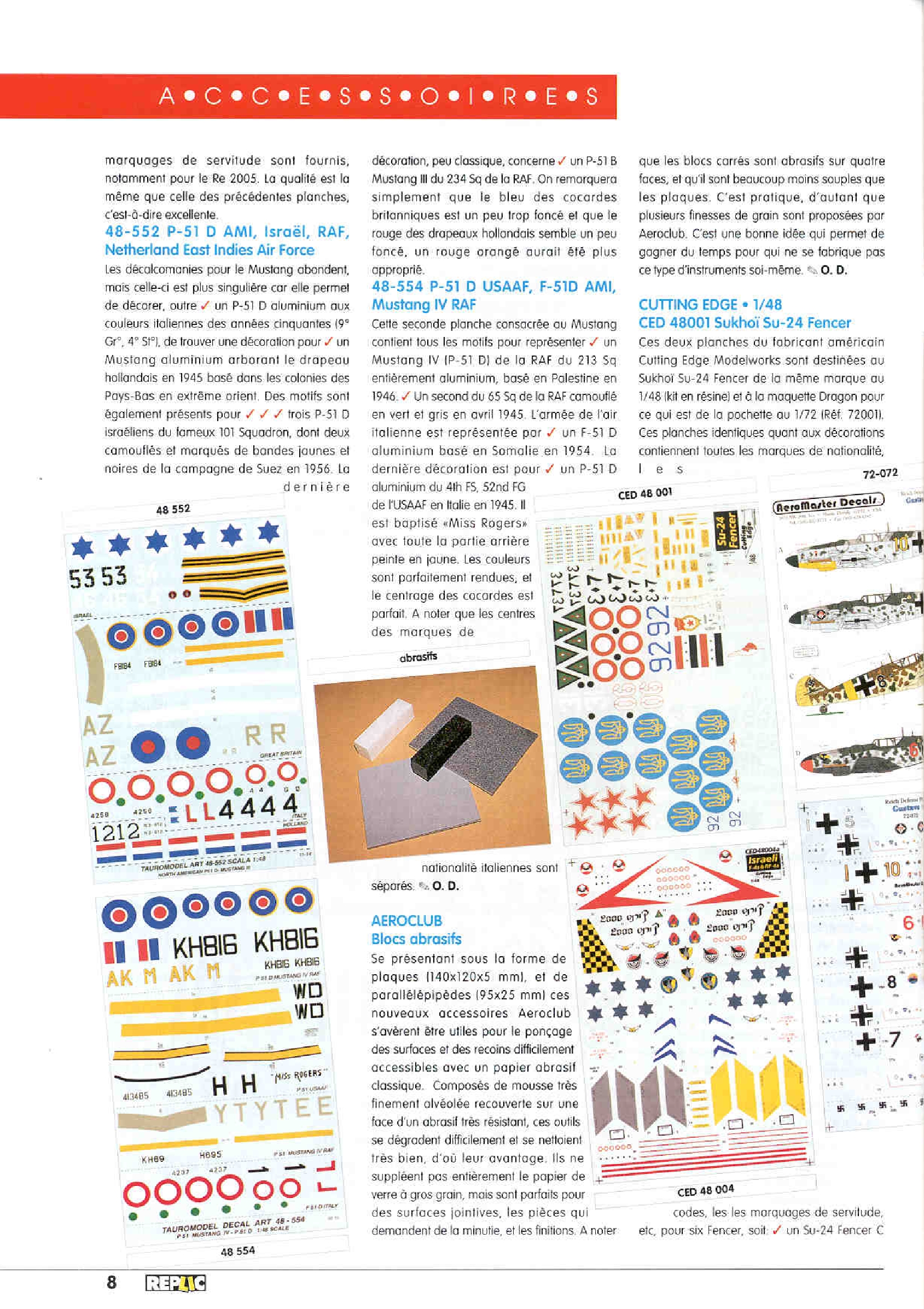 Replic 051 - Fairey Fulmar, Grumman Avenger, Kawasaki Ki-61 Hien